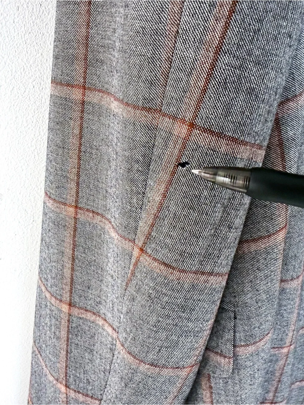 NWT NEW Armani Collezioni Gray Plaid Italian Wool Sport Coat Windowpane 40R